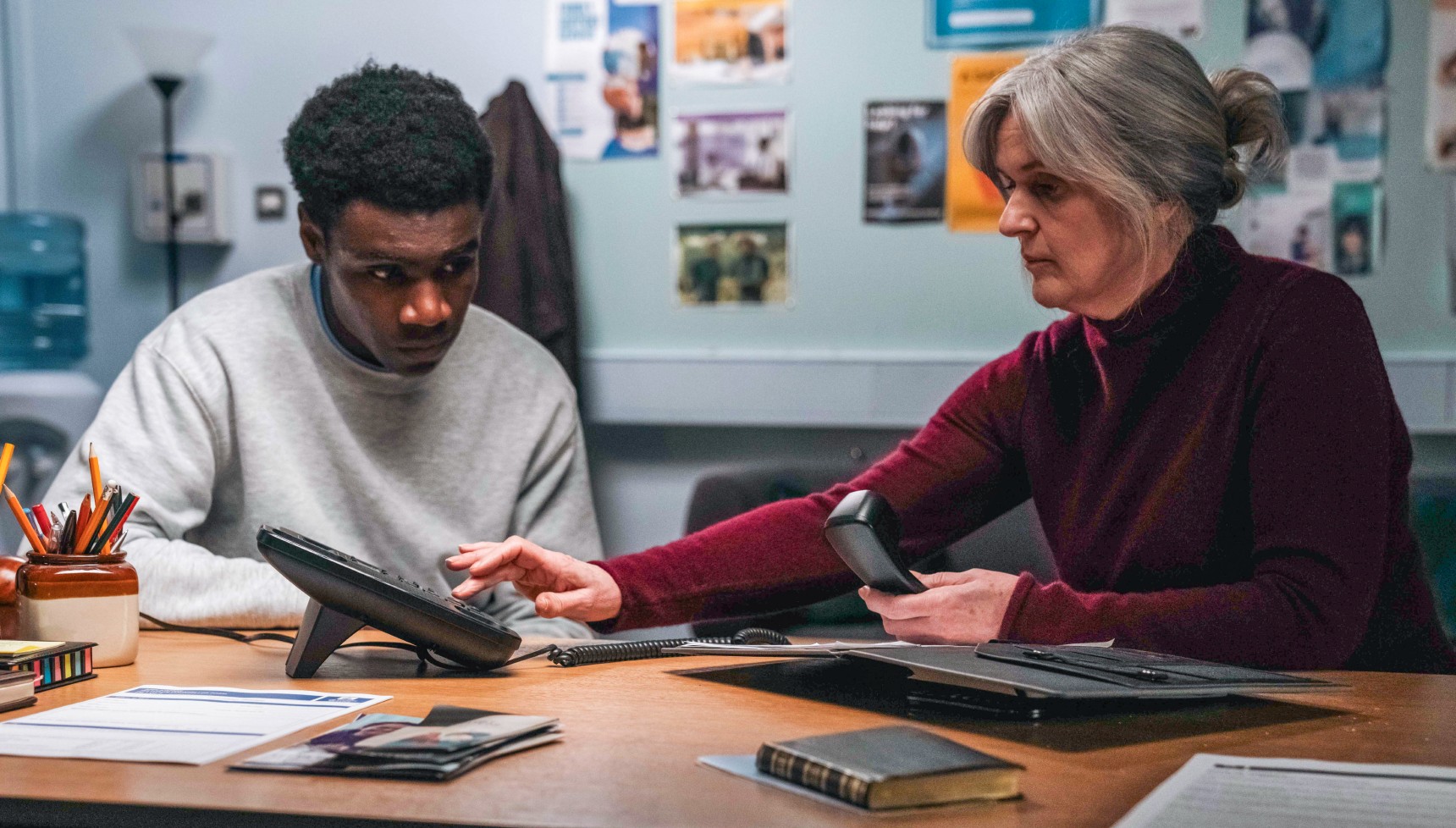 Christopher (Ushindi) (CHUKWUBUIKEM MOLOKWU);Marie Louise (SIOBHAN FINNERAN) in Time series 3
