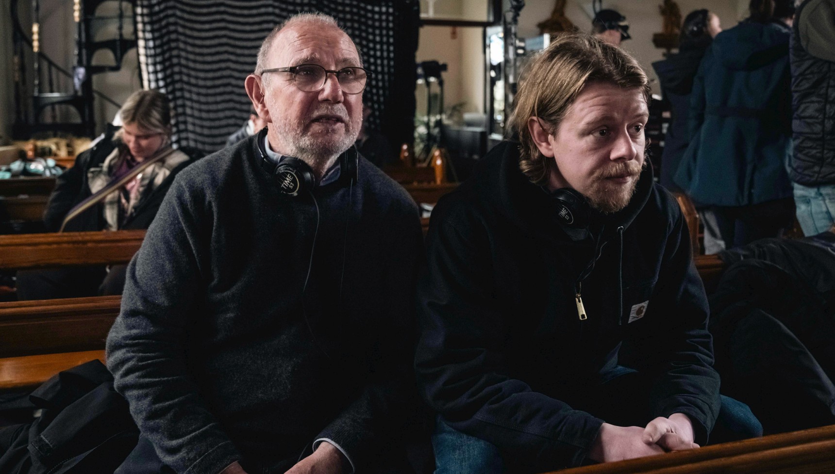 Jimmy McGovern & co-writer Samuel Bailey behind the scenes of Time series 3