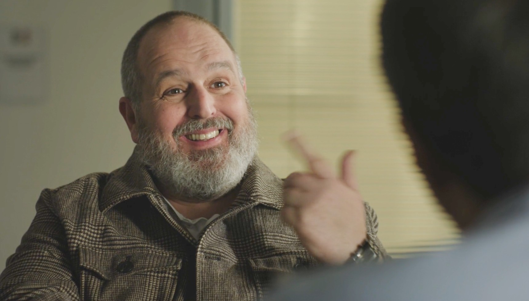 Justin Moorhouse as Eddie Day in The Madame Blanc Mysteries
