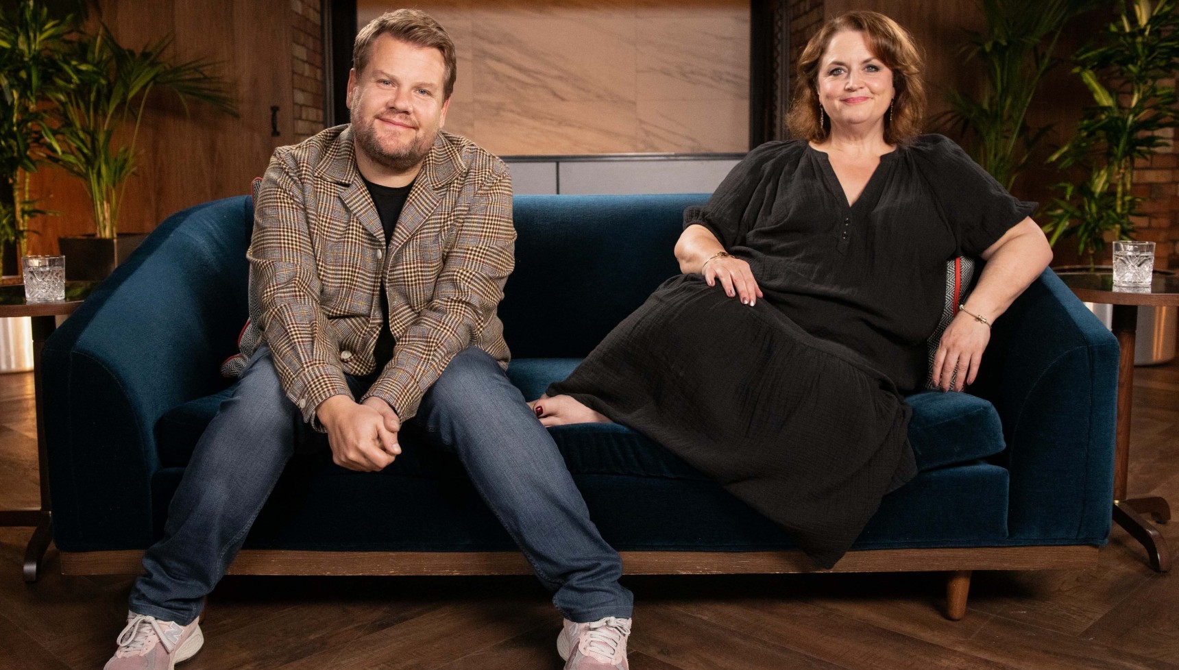 James Corden and Ruth Jones in promo shot for Gavin and Stacey: A Fond Farewell